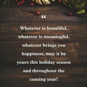 Happy Holidays to all!